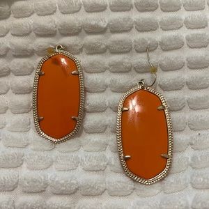 Orange Kendra Scott Elle earrings